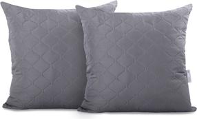 Dekoratyvinės pagalvėlės užvalkalas Restilo Axel, antracito, 40 cm x 40 cm, 2 vnt.