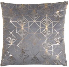 Dekoratyvinė pagalvėlė Galactica, aukso/pilka, 45 cm x 45 cm