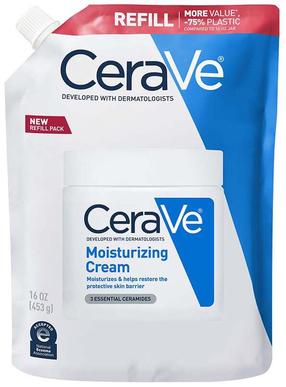 Veido kremo papildymas Cerave Moisturizing Cream Refill, 453 g
