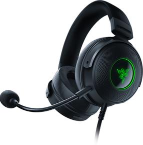 Laidinės žaidimų ausinės Razer Kraken V3 HyperSense, juodos