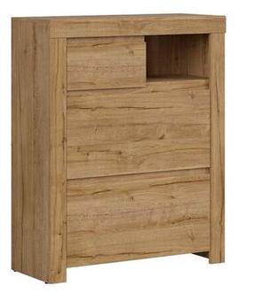 Batų dėžė Holten, ąžuolo, 92.5 cm x 37 cm x 115 cm