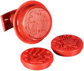 Formelė sausainiams, štampas, raudona, 5.5 cm x 5.5 cm