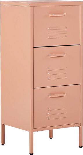 Stalčių blokas Beliani Wostok, rožinė, 40 cm x 43 cm x 103 cm