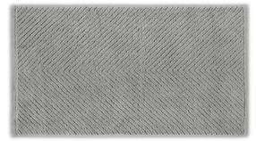  Vonios rankšluostis Foutastic Chevron, pilkas, 142 cm x 76 cm