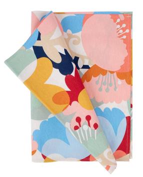 Stalo takelis stačiakampė Home4you Nordic Flower, įvairių spalvų, 43 x 116 cm