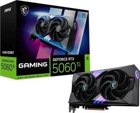 Vaizdo plokštė MSI GeForce RTX 5060 Ti GAMING OC, 16 GB, GDDR7