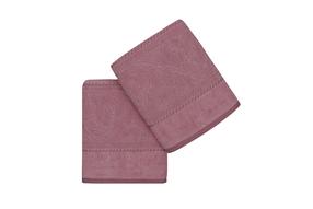 Vonios rankšluosčių rinkinys Foutastic Sultan 317HBY2261, tamsiai rožinė, 50 cm x 90 cm, 2 vnt.