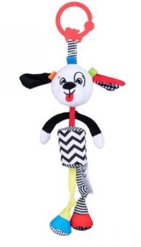 Žaislas vežimėliui Balibazoo Dog Pedro, įvairių spalvų