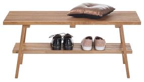 Suoliukas su batų lentyna MC Akcent Alwar, ąžuolo, 100 cm x 35 cm x 45 cm