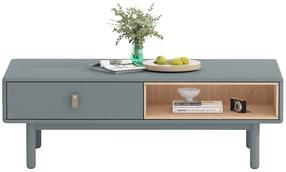 Kavos staliukas Home4you Iris, pilkas, 120 cm x 60 cm x 40 cm