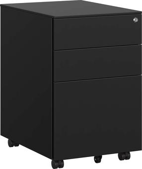 Stalčių blokas Songmics, juoda, 52 cm x 39 cm x 60 cm