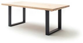 Valgomojo stalas išskleidžiamas MC Akcent Dayton, antracito/ąžuolo, 200 - 300 cm x 100 cm x 77 cm