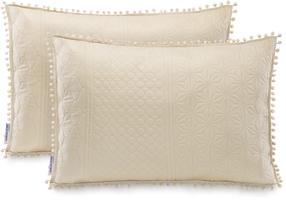 Pagalvės užvalkalas Restilo Meadore, smėlio, 50 cm x 70 cm, 2 vnt.