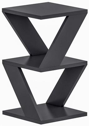 Žurnalinis staliukas Kalune Design Albeni, antracito, 30 cm x 30 cm x 50 cm