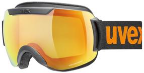 Slidinėjimo akiniai Uvex Downhill 2000, juoda/geltona/oranžinė