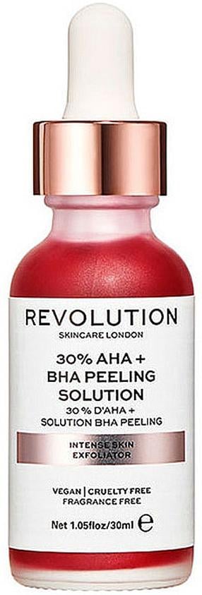Veido šveitiklis Revolution Skincare 30% AHA + BHA, 30 ml