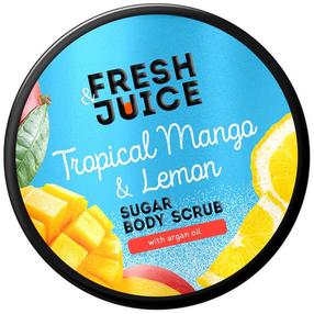 Kūno odos šveitiklis Fresh Juice Tropical Mango & Lemon, 200 ml