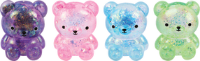 Sensorinis spaudomas žaislas, rinkinys Super Gel Smiling Bear, (spalva/dizainas parenkami atsitiktine tvarka), 2 vnt.