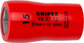 Žvaigždinė varžtų veržlių galvutė Knipex 98 37 15, 47 mm, 15 mm, 3/8", Ø26 mm