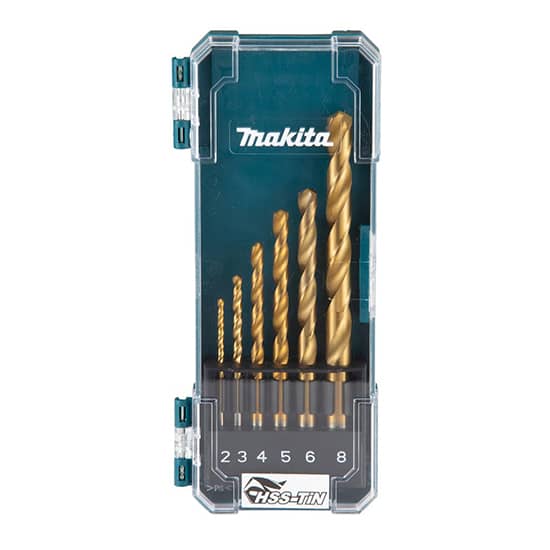 Metallist puurikomplekt Makita D-72833, metall, sirge, 2 mm x 10 cm