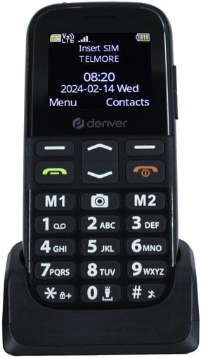Mygtukinis telefonas Denver BAS-18500MNB, juoda sp.