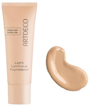 Šķidrā grima bāze Artdeco Light Luminous, gaiši brūna krās., 14 warm-beige sand, 25 ml