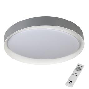 Lampa griesti Trio Zeta R62712411 R62712411, LED, 2700 - 6500 °K, 1 x 24 W, balta krās. / pelēka krās.