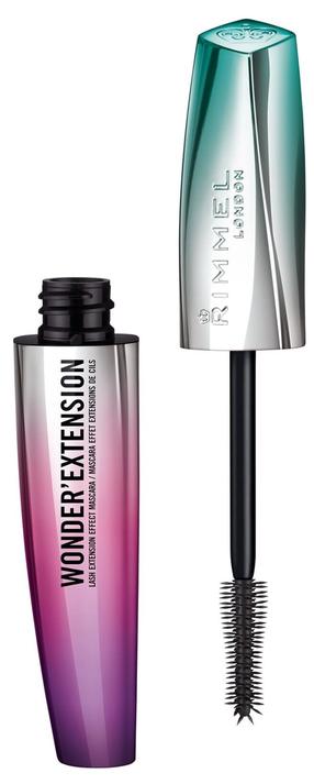 Blakstienų tušas Rimmel London Wonder'Extension, 11 ml, very black sp. 1