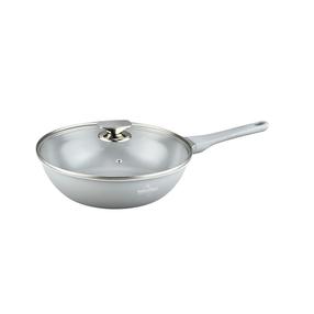 Keptuvė su dangčiu Swiss Haus Basel Premium Wok SH-BW28S, Ø 28 cm, aliuminis