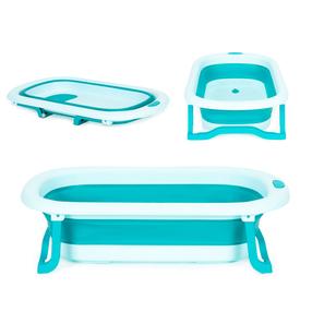 Vaikiška vonelė EcoToys Foldable, turkio sp., 79 cm