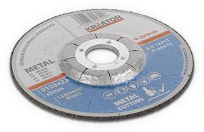 Pjovimo diskas kampiniam šlifuokliui Kreator KRT070120, 125 mm x 3.2 mm x 22.2 mm, 6 vnt.
