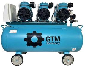 Воздушный компрессор GTM MT S 120-3/220V, 3600 Вт, 220 В