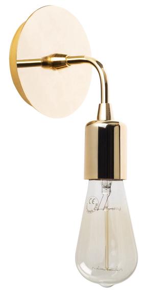 Lampa sienas Opviq Harput N-1325 525NOR3188, E27, 1 x 40 W, zelta krās. / zelta krās.