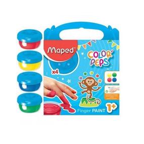 Краска гуашь Maped Hand Colour Peps, 4 цв., 4 шт.
