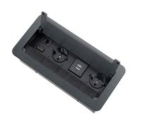 Sisseehitatud pikendusjuhe Design Light Inbox, 3 x 1,5 mm², 3 m, IP20, 2 pesa, must v.