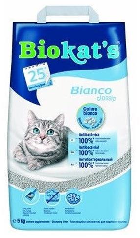 Kačių kraikas Gimborn Biokats Bianco, organinis (sušokantis), 5 kg