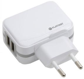 Telefona lādētājs Platinet, USB/AC/DC