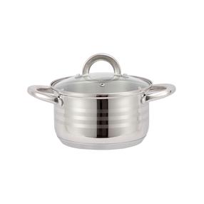 Puodas Domoletti Stripes CW-B037-20124, Ø24 cm, 6 l, nerūdijančiojo plieno sp.