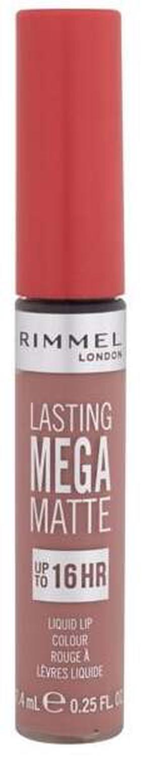 Lūpu krāsa Rimmel London Lasting Mega Matte 16HR, 7.4 ml, bēša krās., 110