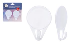 Riidepuu 5906900202115, sallidele, valge v., 2 tk