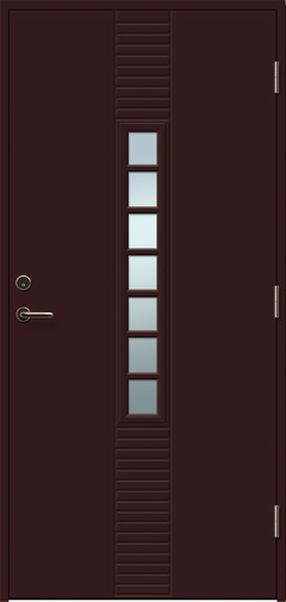 Дверь Viljandi Andre 7R, правосторонняя, коричневый цв., 209 x 99 x 6.2 см