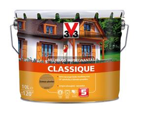 Puidu immutusvahend V33 Classique, kollakas v./hele tamm v., 10 l