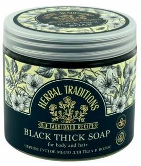 Kreemjas seep Biomika Herbal Traditions Black Thick, 400 ml