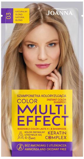 Matu krāsa Joanna Multi Effect Color Keratin Complex, natural blond krās., 03, 35 g