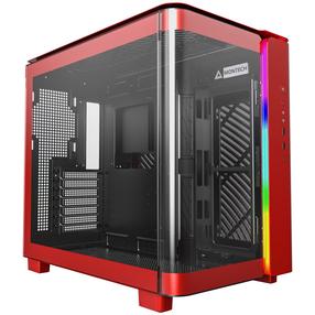 Корпус компьютера Montech KING 95, черный цв./красный цв.