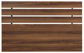 Lovos galvūgalis Kalune Design Fuga, 3 cm x 150 cm, 100 cm, riešuto sp.