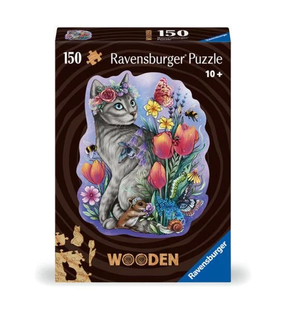 Деревянный пазл Ravensburger Lovely Cat, 150 шт., многоцветный