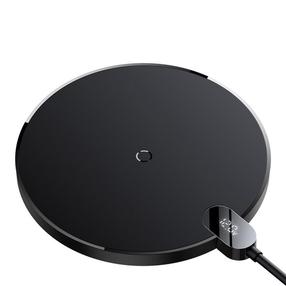 Беспроводное зарядное устройство Baseus Digital LED Display Wireless Charger, Wireless, черный цв., 15 Вт