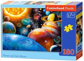 Pusle Castorland Planets And Their Moons 241101, 23 cm x 32 cm, 180 tk, mitmevärviline
