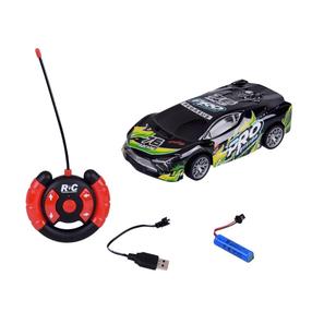 Rc автомобиль Light Racing RC0754, 1:18, черный цв./зеленый цв.